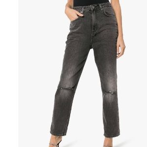 Ksubi Chloe Wasted Throwback Trashed Grey Jeans